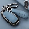 Leather Zinc Alloy Car Key Fob Case Cover For Chevy Malibu Camaro Cruze Equinox