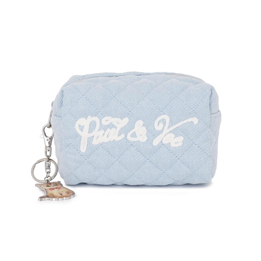 Joe Multi Pouch Logo Quilting Blue БЕСПЛАТНО [Paul & Accessoire] PJA-P1181