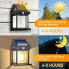 2-8PCS Solar Wall Lights with Motion Sensor Outdoor Solar Garden Light 3Mode Waterproof Solar Tungsten Wall Lamp for Yard Garage