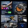 2025 New Military Edition Smart Watch Men 1000mAh Battery 1.7-inch AMOLED HD Display Bluetooth Call Clock Smartwatch LED Flashlight