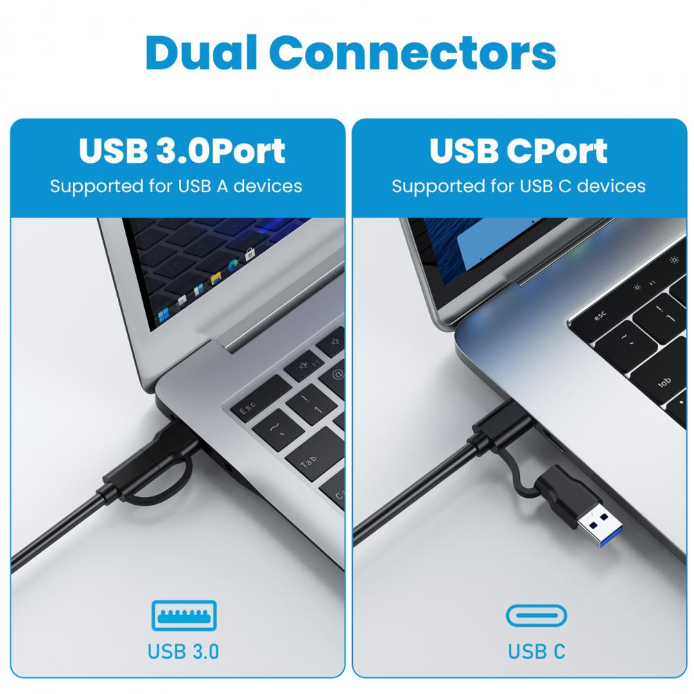 USB 3.0 Type C Multi 4 In 1 Camera Card Reader Memory Smart Card Reader Supports SD TF CF MS Flash Card Adapter Laptop