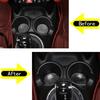 Carbon Interior inner Door Handle Bowl Cover Trim For BMW Mini Cooper 14-21