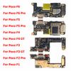 Плата зарядки для Xiaomi Poco F6 F5 F4 F3 GT F2 Pro Pocophone F1 Порт зарядки USB-разъем Плата-доктор PCB Разъем Детали телефона