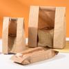50 Packs Paper Bread Bags with Clear Window Homemade Bread