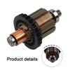 Якорь Ротор DDF482 DHP482Z Металлические Части Черный DDF482RME DHP482 DHP482RAE DHP482RME Дрель Шуруповерт Для DDF482