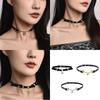Stylish Choker Collar Featuring Twin Bells Charm and Practical Sturdy PU Leather Alloy for Fashionable Women Outfits