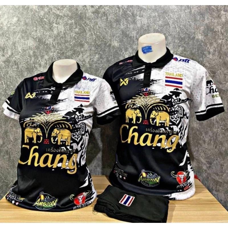ТАИЛАНД Национальная Футбольная Футболка Поло Спортивная Тренировочная ДЖЕРСИ ПРИНТ Поддержки Быстросохнущая С Коротким Рукавом Униформа Дизайн Логотипа Слона Полиэстер Спандекс
