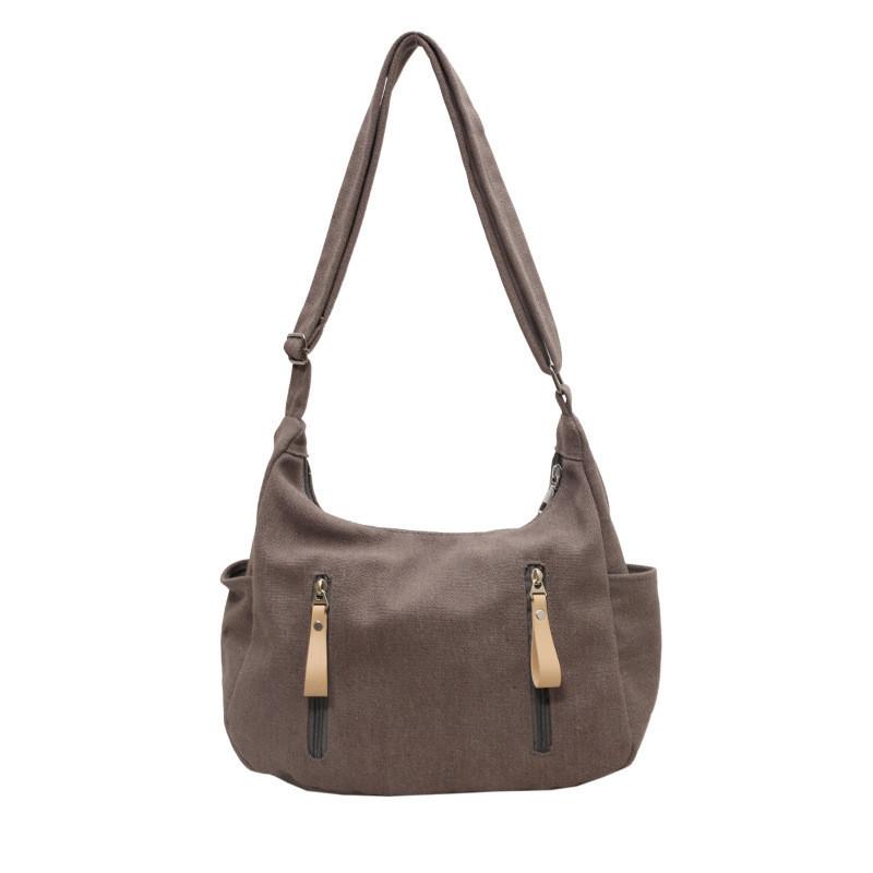 IELGY Японская ретро-сумка из холста, повседневная вместительная сумка-мессенджер для студентов колледжей