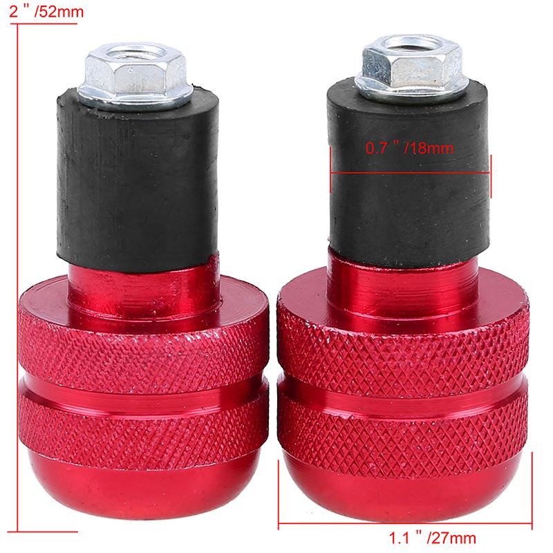 Универсальные 7/8" 22 мм Мотоциклетные аксессуары Вес на конце руля Ручки руля Заглушка Антивибрационный Слайдер Заглушка для Kawasaki Honda