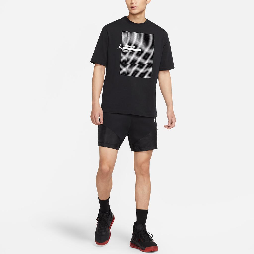Air Jordan 23 Engineered Mesh Sports Round Neck Short-Sleeve T-Shirt Men Tops Black DA9870-010