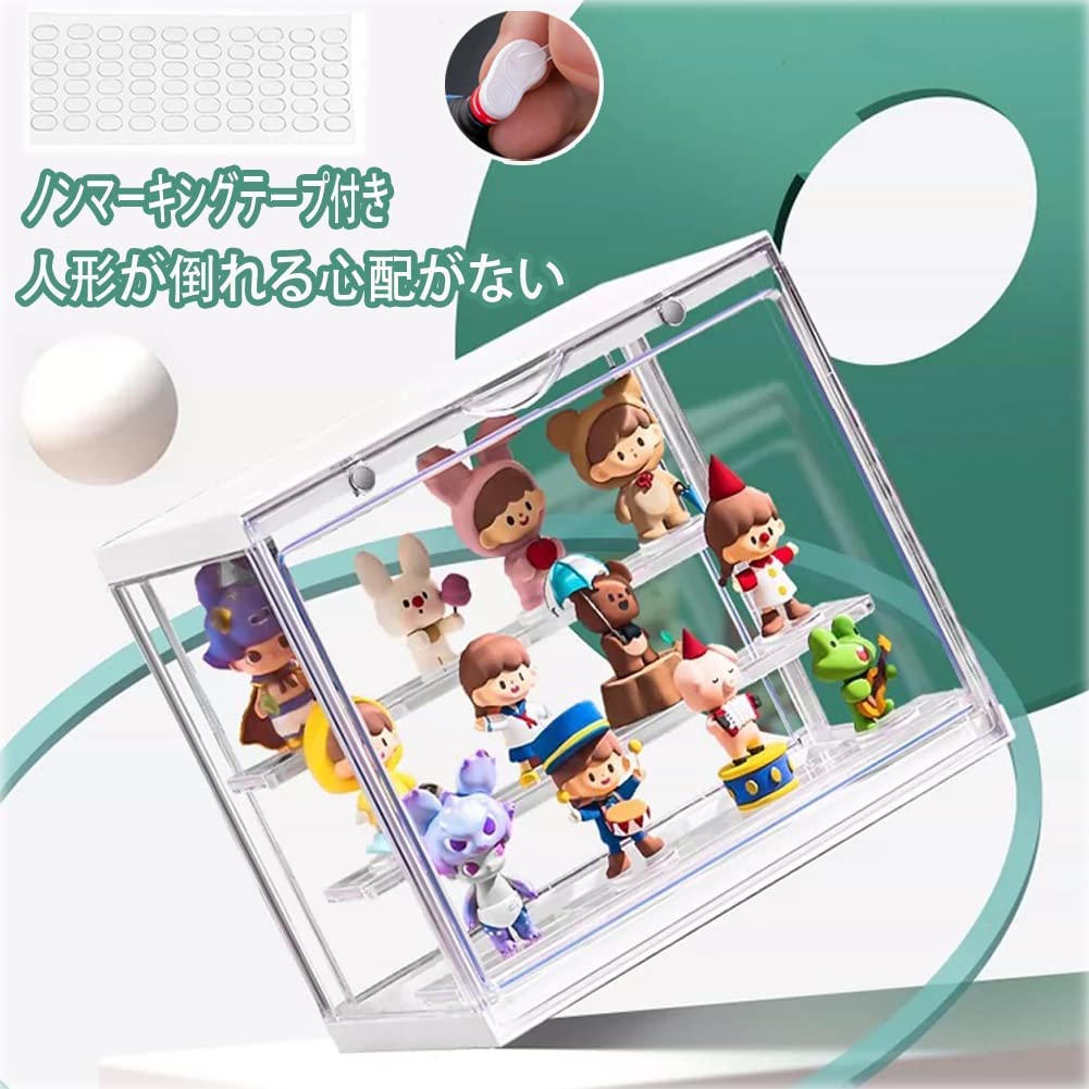 Чехол для фигурок Чехол для коллекции Съемный разделитель Акриловый чехол для коллекции Модель витрины Шкаф Пылезащитный дисплейный ящик Витрина Рамка для дисплея с