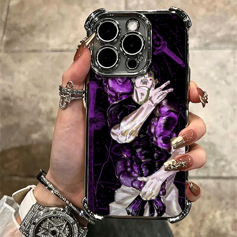 Аниме Фушигуро Тодзи JUJUSU Мягкий чехол для телефона для iPhone 15 16 17 Air 14 Pro Max 16E Plus 13 12 Mini Покрытие Защита от падения Fundas