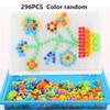 DIY Mushroom Nail Building Blocks Creative Pegboard Set  Parent Child Interaction