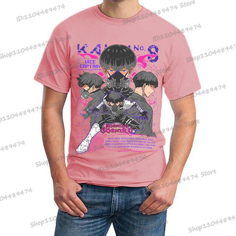 Топы Y2K Аниме Kaiju No 8 Футболка Соширо Хошина Подарок для влюбленных Манга Футболка Японская Манга Креативная Женская Мужская Модная Футболка