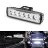 2PCS 12V 18W Single Row LED Work Light 6Led Led Light Bar Car Offroad Tractor Flood Spot Light Assembly For SUV ATV Driving
