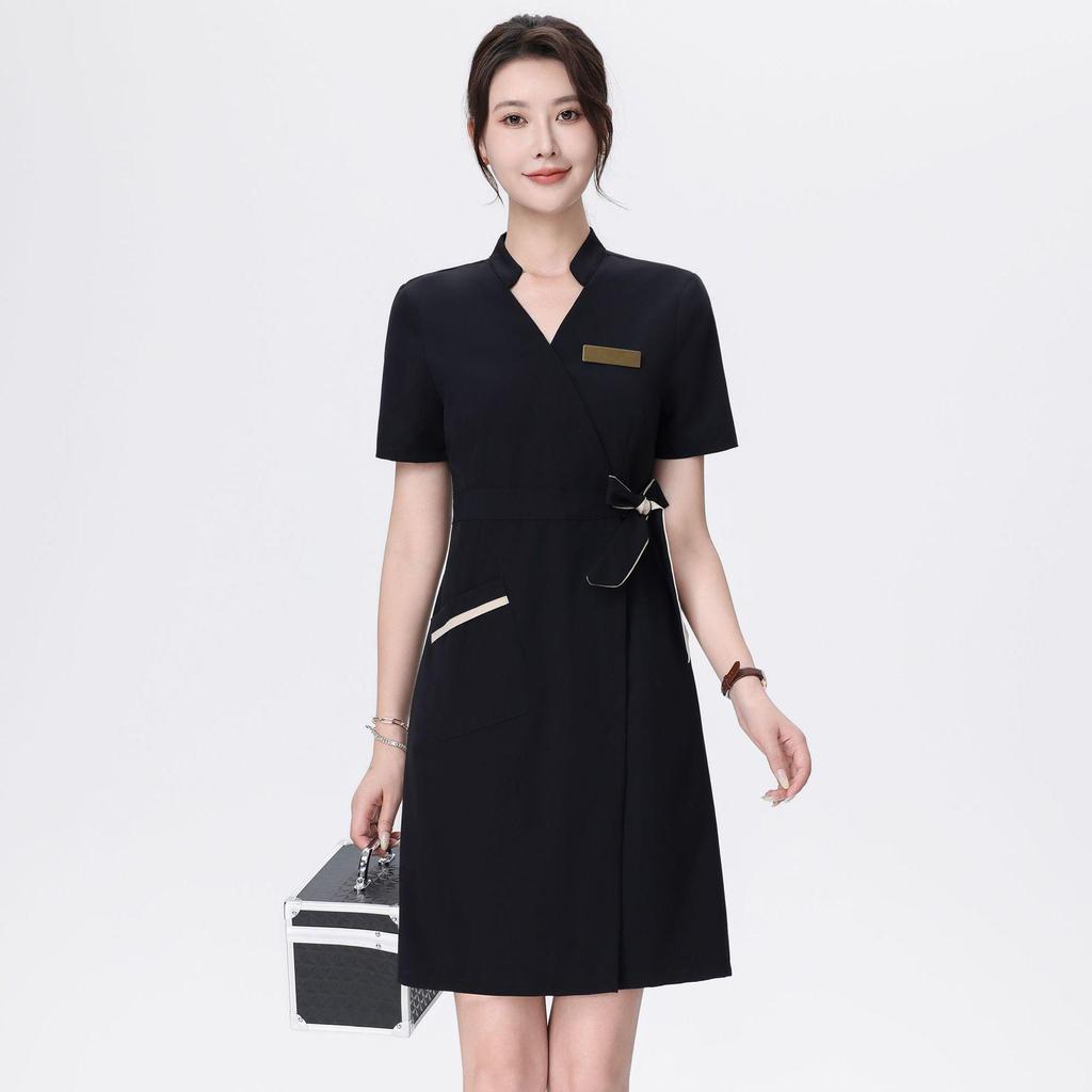 Платье с рукавом до локтя для косметологов, терапевтов салонов красоты и спа