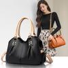 Fashion Soft Leather Handbag Large Capacity Women'S Bag Women'S Shoulder Messenger Bag Leather Texture