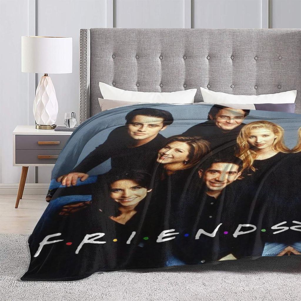 Сериал «Друзья на пикнике» Пледы Мягкий Теплый Фланелевый Плед Покрывало для Кровати Гостиной Пикника Путешествий Дома Дивана