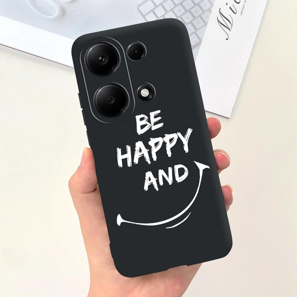 Чехол для Xiaomi Redmi Note 13 Pro 4G 2024 Милое Сердечко Кактус Мягкий Матовый ТПУ Чехол для Xiaomi Poco M6 Pro 4G Note13 Pro Чехол