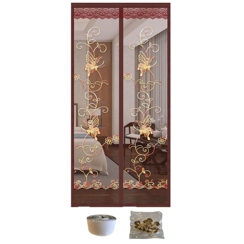 No Punching Mosquito-proof Door Curtain Well-ventilated Anti Mosquito Net Mesh Door Curtain  Patio