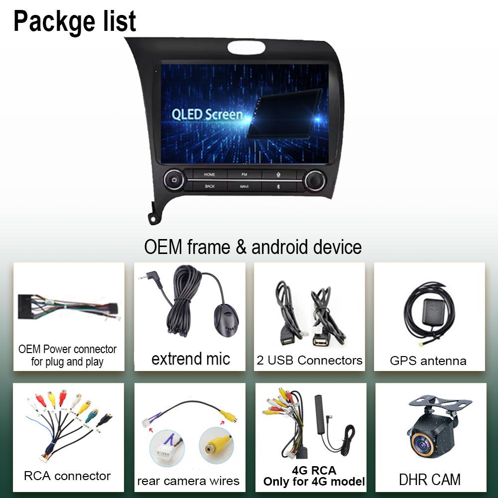 Автомобильное радио Carplay для Kia Cerato 3 K3 Forte 2013 - 2018 GPS-навигация Мультимедийный плеер Android Auto Stereo 5G Wifi No 2din DVD