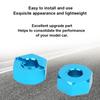 Aluminum Alloy 5.5MM RC Hex Mount Connector Fit for WLtoys RC 1:10 Off Road Vehicle Upgrade Parts(Blue K949 009B )
