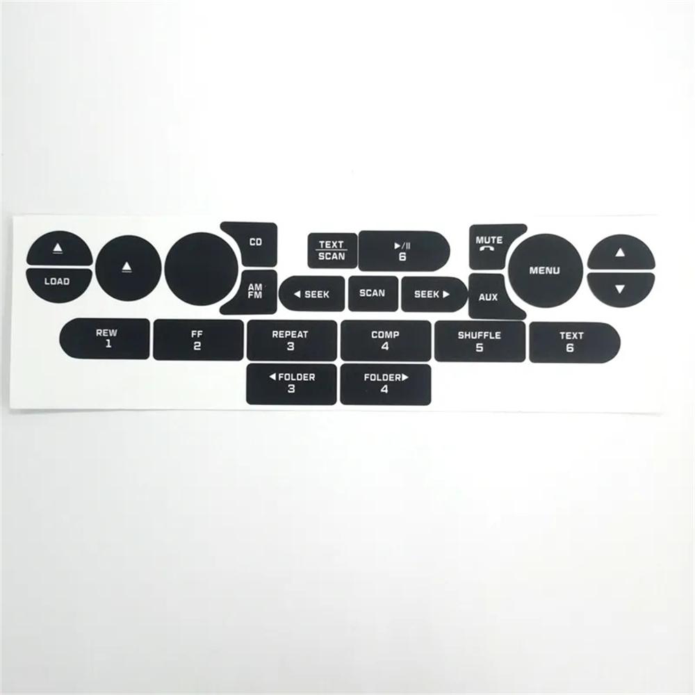 Новый Набор Наклеек для Ремонта Кнопок Радио и CD для Ford Mustang 2005-2009