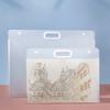 A2/A3 Art Manuscript Storage Book, Sketch Collection Storage Clip, Handle Design, Large Capacity for Convenient Storage