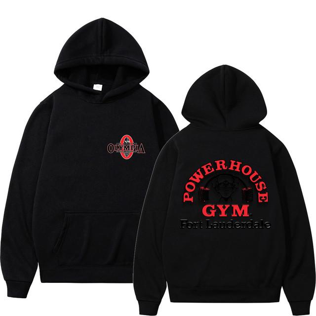 Зимняя OLYMPIA Gym Women Men Hoodie Oversize Y2K Unisex Jogger Punk Sportswear Clothing Fashion Streetwear
