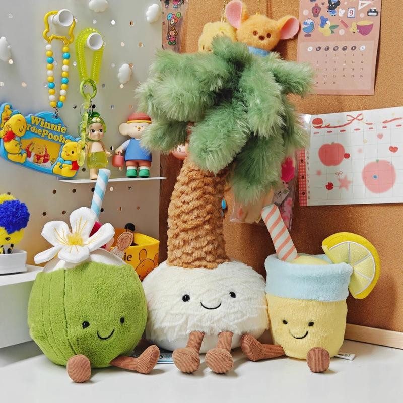 20 см Jellycat Арубанский Кокосовый Лимонад Мягкие Плюшевые Игрушки Украшение Комнаты Кукла Кошка Собака Идеальные Товары для Питомцев Хэллоуин Рождественский Подарок