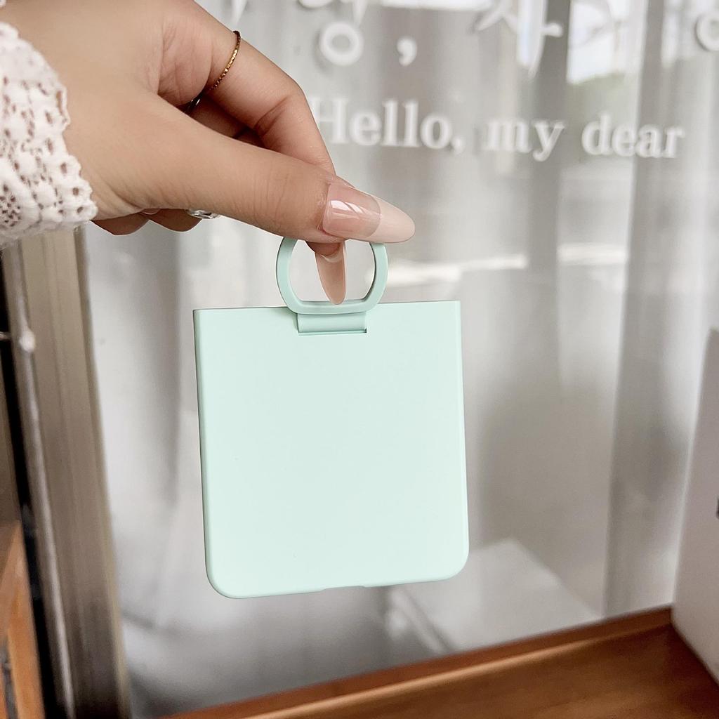 Ring Buckle Phone Case for Samsung Z FLIP7 TPU Hard Cover