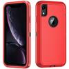 iPhone XR Ударопрочный Тройной Защитный Робот-Чехол - Эксклюзивный Дизайн 3-в-1