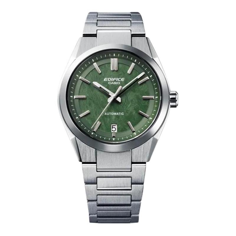 Casio Серия AUTOMATIC, водонепроницаемость 100 метров, автоматический/ручной механический механизм, Стальной браслет, , тот же стиль для мужчин и женщин, серебристый d EFK-100D-7A