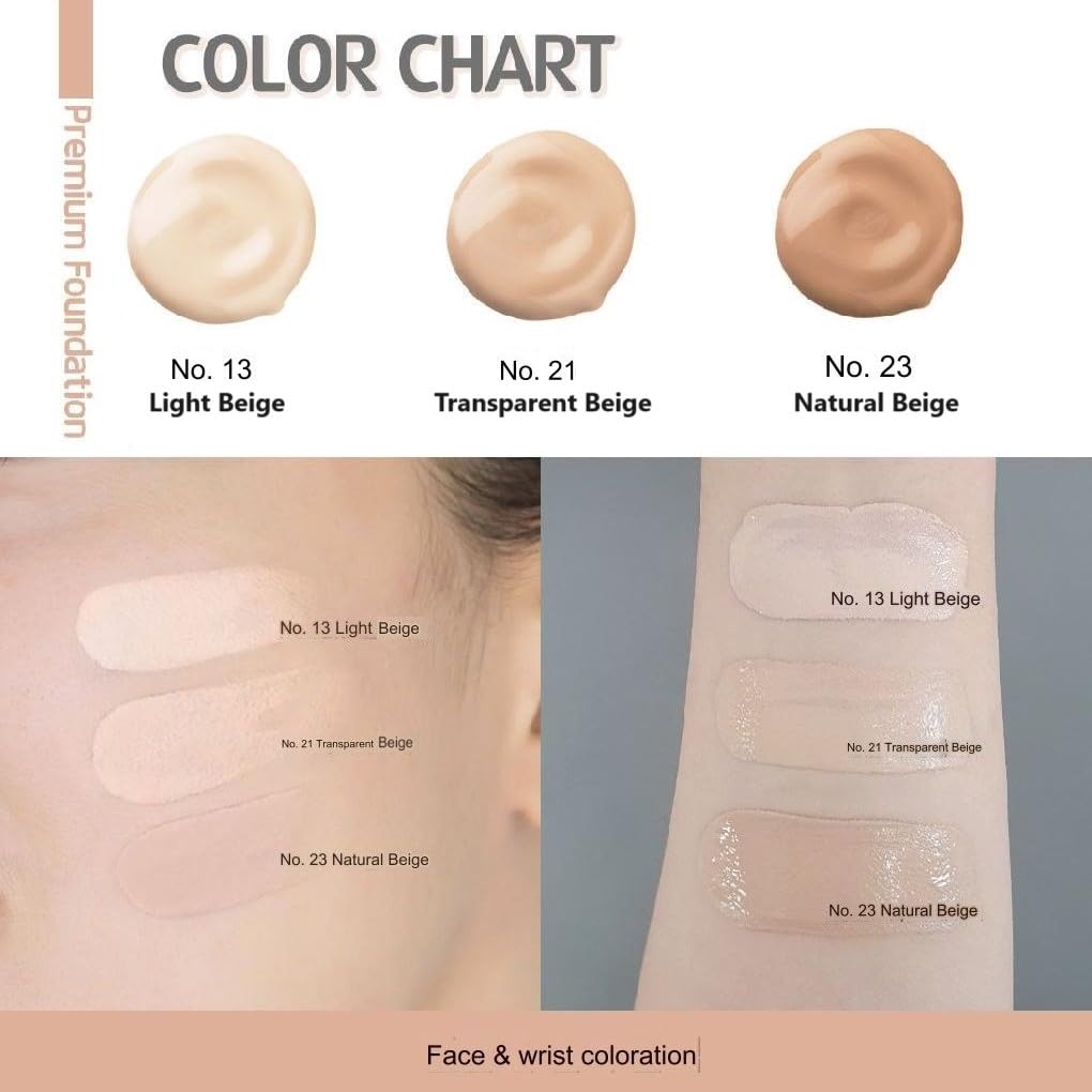 ENOUGH Ultra X10 Cover Up Collagen Foundation SPF50+ PA+++ #23 Natural Beige 100g+ RANDOM GIFT