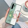 Cartoon Cute Aesthetic Dinosaur Phone Case For Huawei P9 P10 P20 P30 Pro P SMART 2020 2019 P40 Lite Mobile Fundas Cover