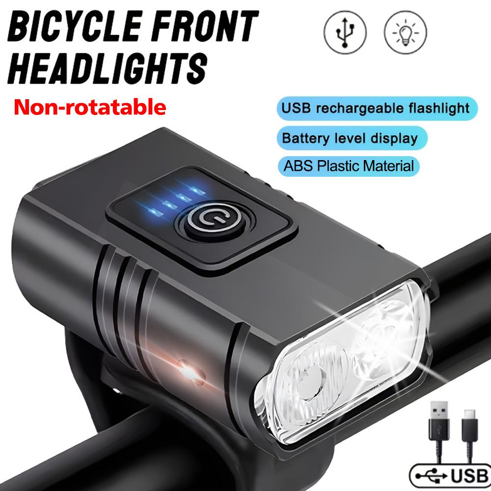 Яркий велосипедный фонарь T6 LED передний USB перезаряжаемый MTB горный велосипедный фонарь 1000LM велосипедный фонарь фонарик для велоспорта скутера