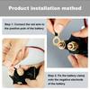 12V DC 500A Battery Cut Off Switch Remote Battery Disconnect Switch Anti-Theft Battery Kill Switch with 2 Remote Control Car Tru