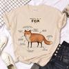Женские футболки Fox японская летняя аниме футболка женская аниме харадзюку манга одежда