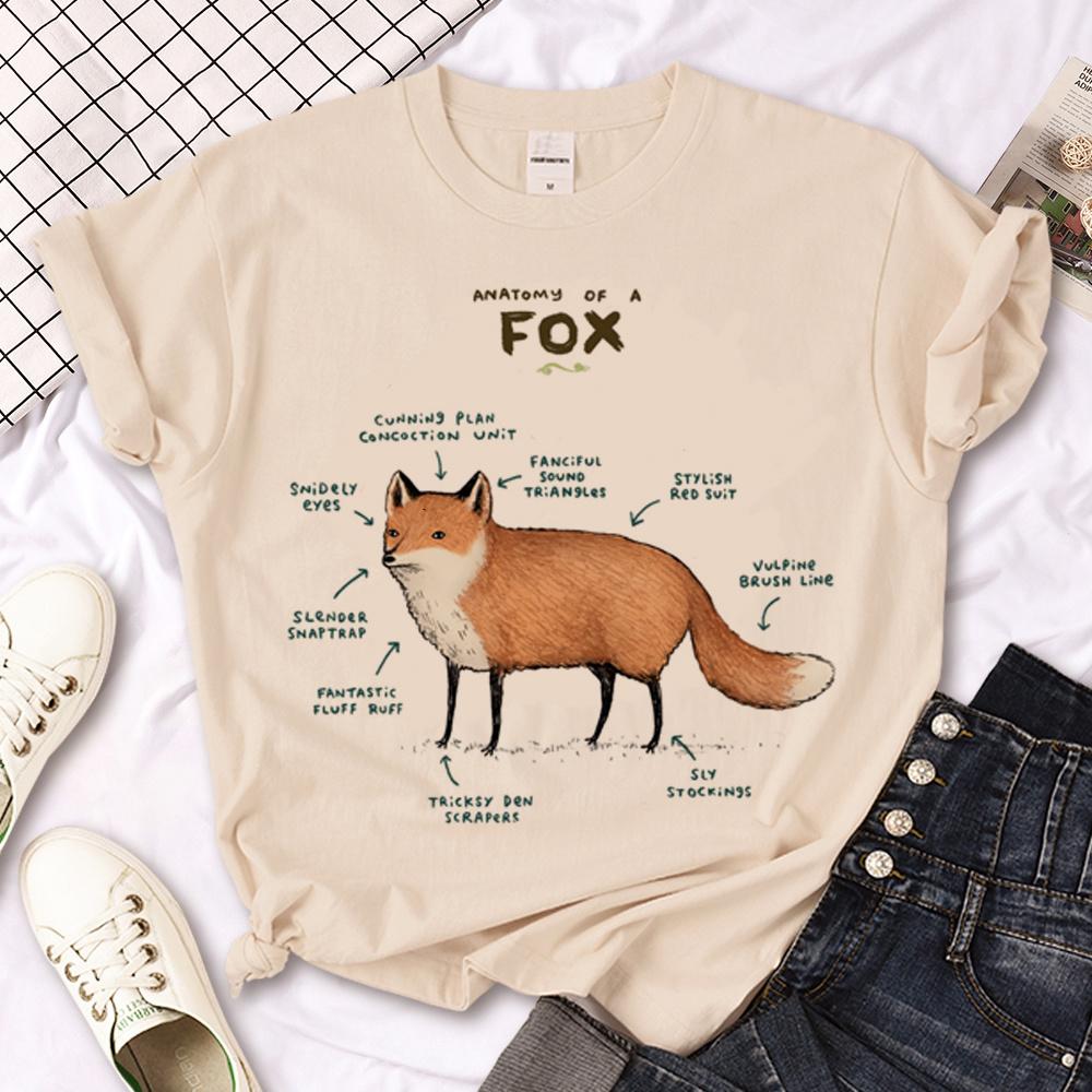 Женские футболки Fox японская летняя аниме футболка женская аниме харадзюку манга одежда