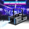 1500W DJ Party Wedding Stage Lighting Effect Spray Equipment LED Smoke Machine Remote Control Fog Ejector