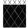 Acrylic Rhombic Mirror Wall Sticker Black Self Adhesive Mirror Tile  Home Wall