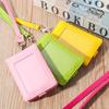 Women Men PU Leather Multifunctional Name Badge Holder Work Card Holders With Lanyard Bank Credit Card ID Business Case
