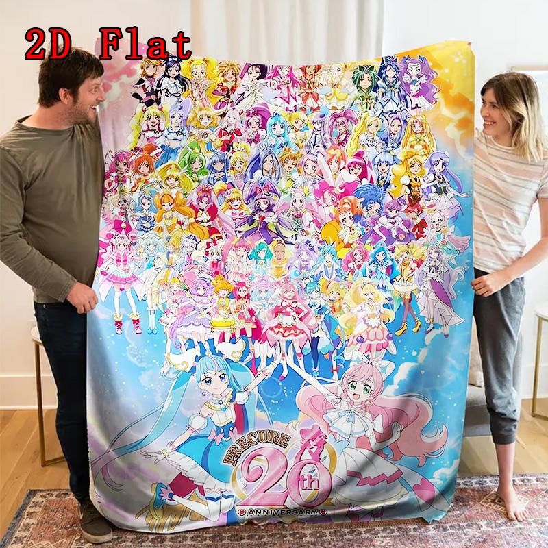 Akademiya 2D Flat Pattern Flannel Blanket High quality All Seasons Warmth and Comfort Perfect for Christmas Gifts.NMT0928006