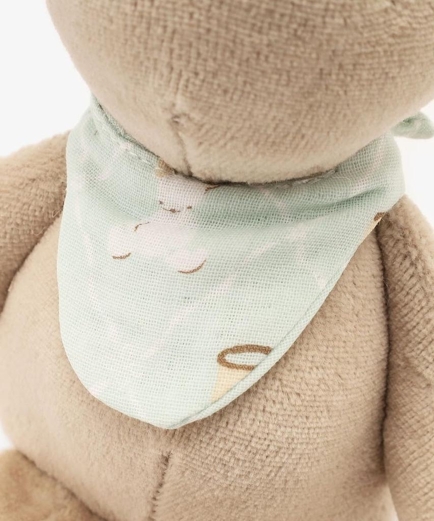 Tea AfternoonTea LIVING Bib Bib HY32 Bear Bib Stuffed Toy Set Green [Afternoon Living] &