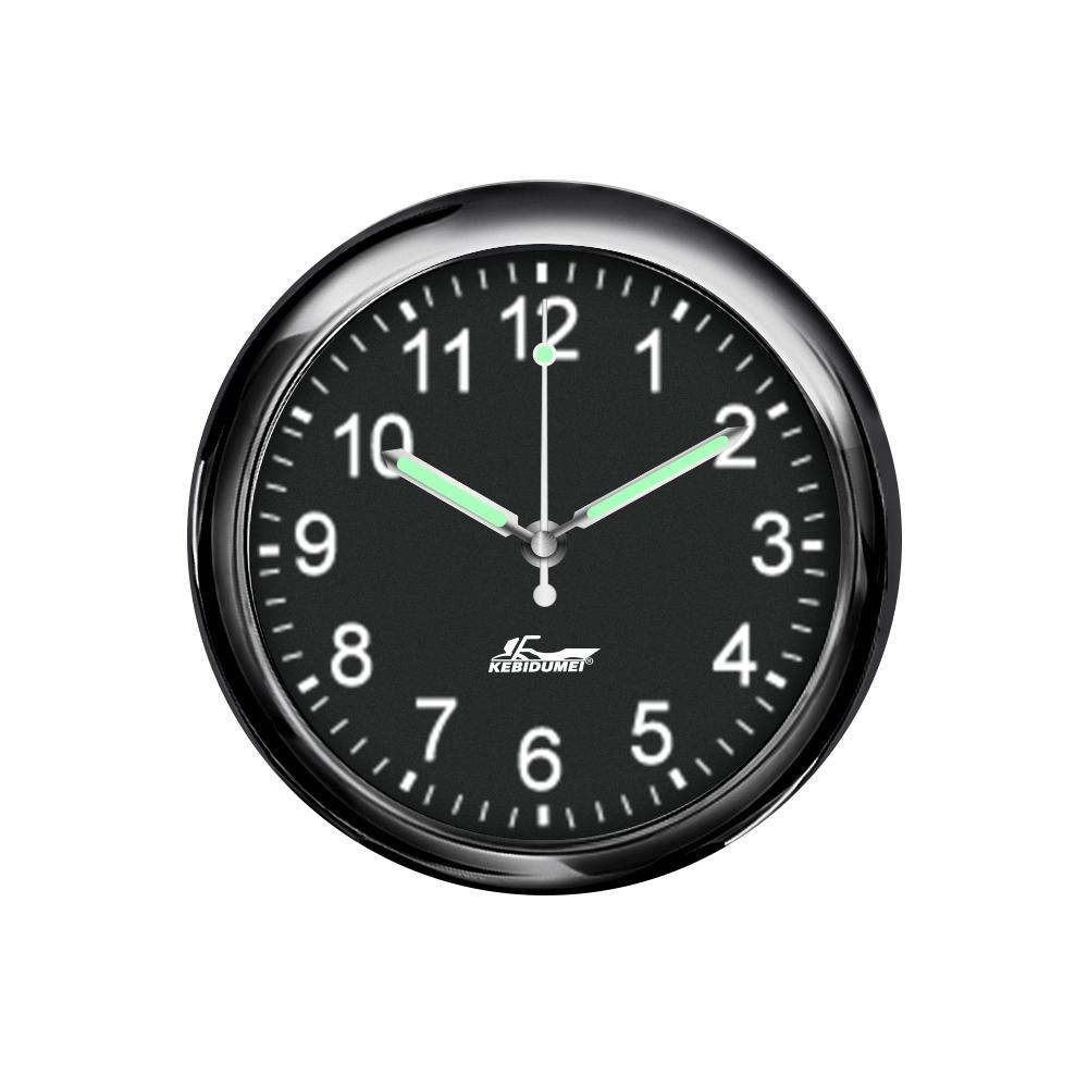 40MM Car Clock Luminous Digital Clock Mini Car Air Vent Quartz Clock Car Accessories