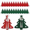 Christmas Tableware Holder Flatware Bag Xmas Tree Cutlery Pockets Dinner Knife Fork