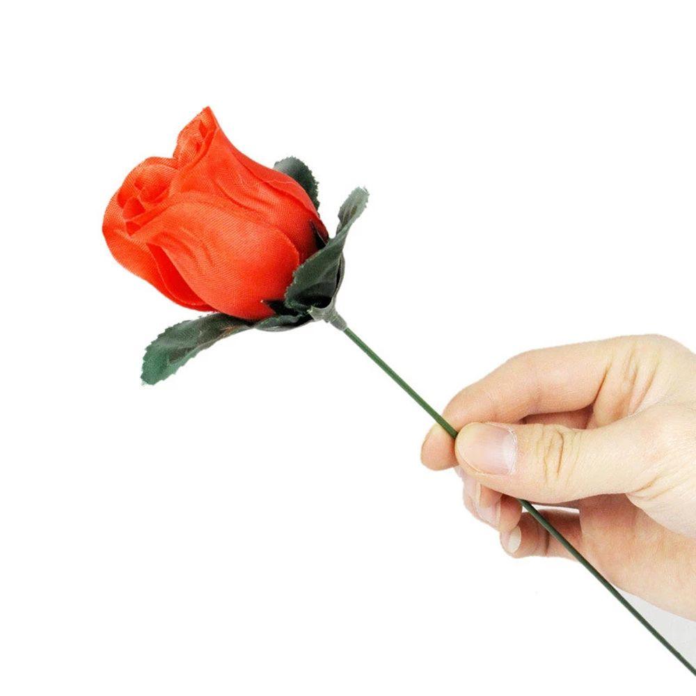Present Magic Props Mystical Fire Change Roses Magic Magic Fire Rose Torch to Rose Magic Trick Rose