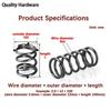 65Mn Wire diameter 1.5mm /2.0mm Long Spring Compression Spring Length 100mm 150mm 200mm 250mm 300mm 400mm 500mm