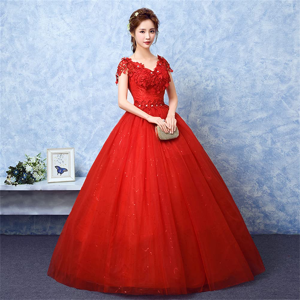 JINZUOMA Свадебное Вышитое Формальное Длинное Элегантное Вечернее Платье с Цветочным Узором Идеально для и Вечеринок Размер Женское Платье, Платье-комбинация, Платье,