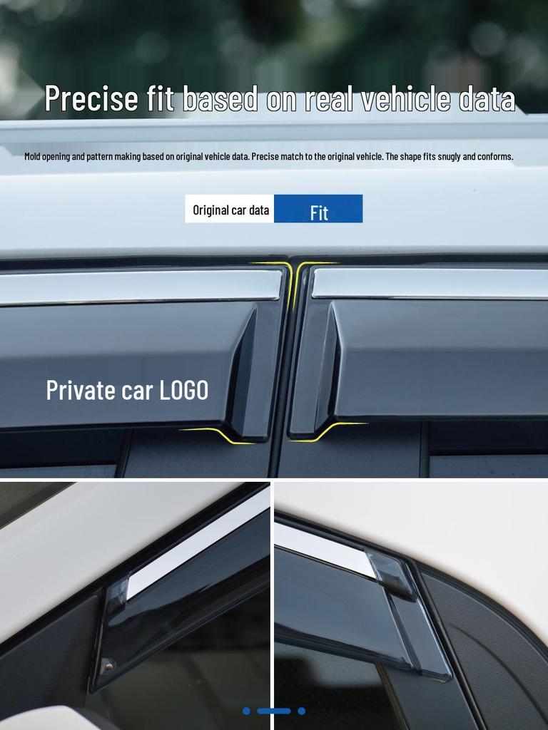 Аксессуары: Дефлекторы окон (ветровики) для Geely Galaxy L7/L6 и Xingyao 8